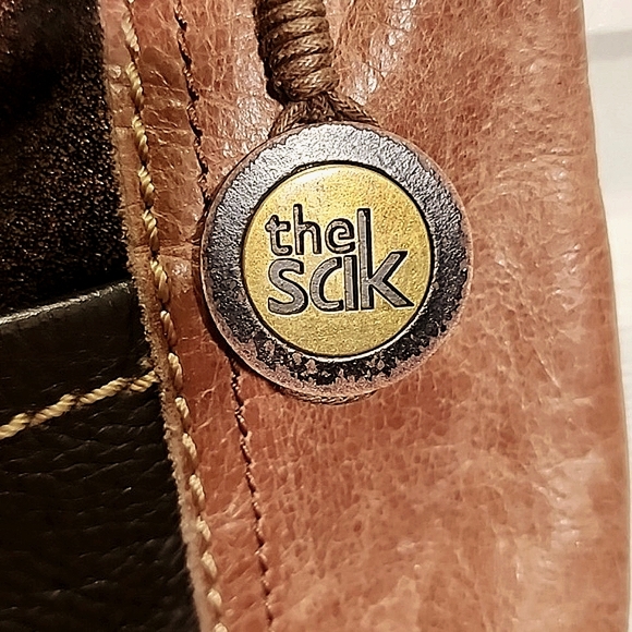 The Sak leather colorblock crossbody purse - Picture 3 of 10